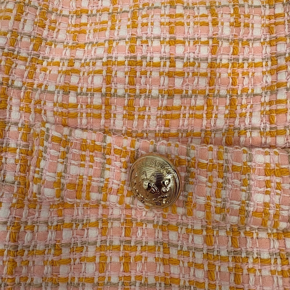 Maje Jilandra Tweed Mini Skirt Size XL - Picture 6 of 8